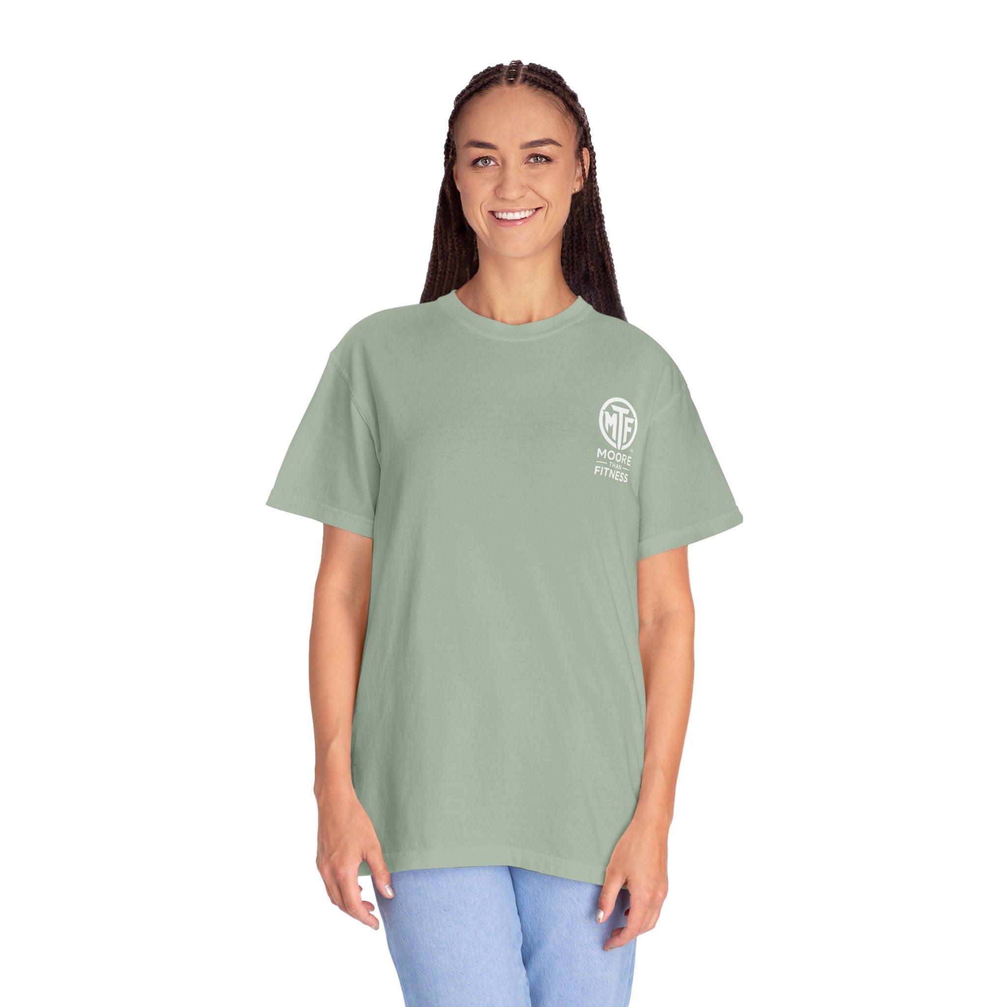 Discipline Builds Strength Purpose Builds Legacy T-Shirt — Moore Fitness Motivational Tee