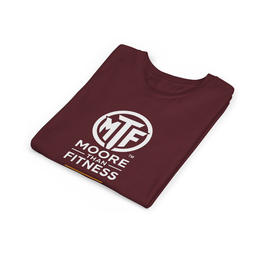 Youth Tee — Moore Than Fitness 'Become Moore' Logo Tee (Move With Purpose)