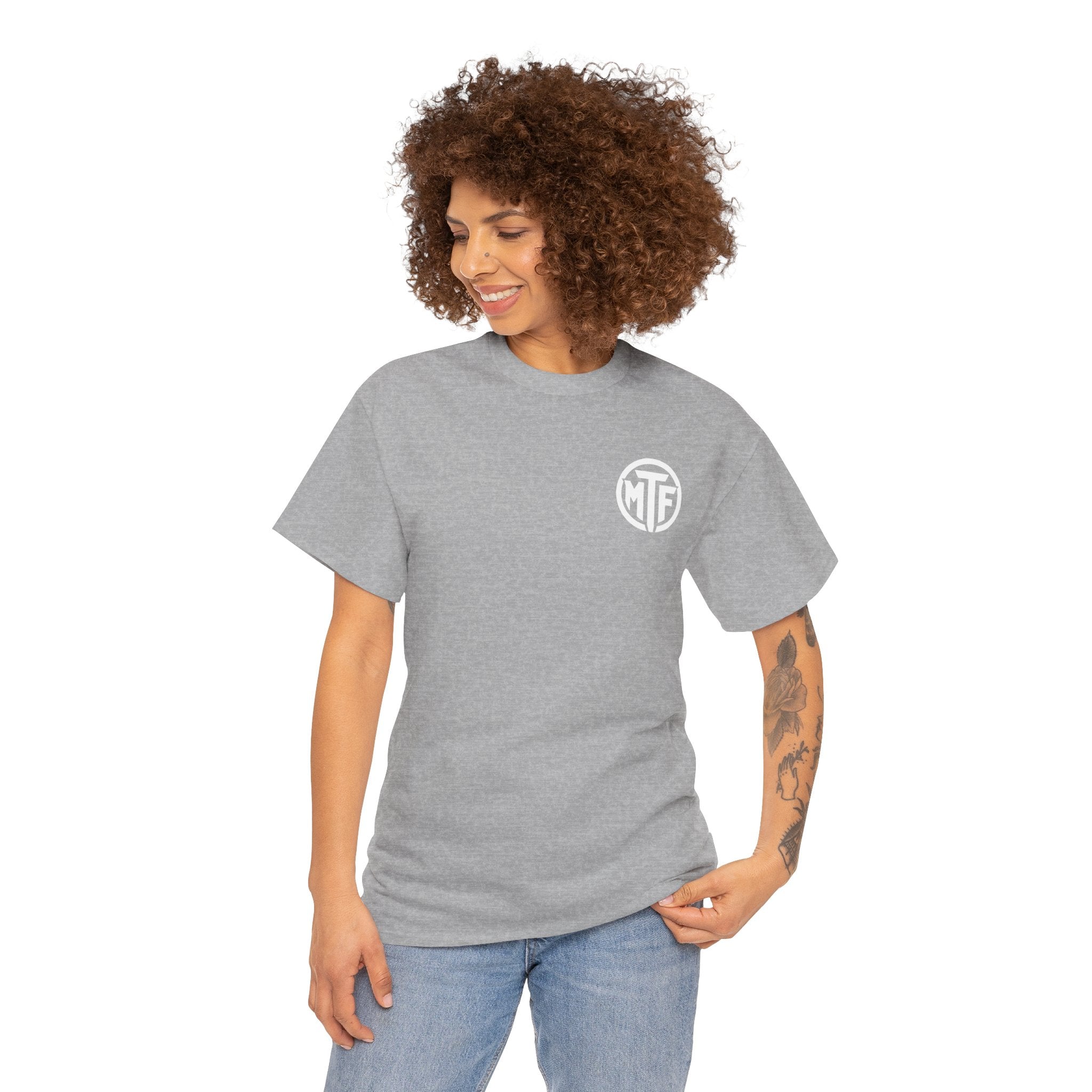 Moore Than Fitness Logo T‑Shirt — Gym Tee with MTF Emblem