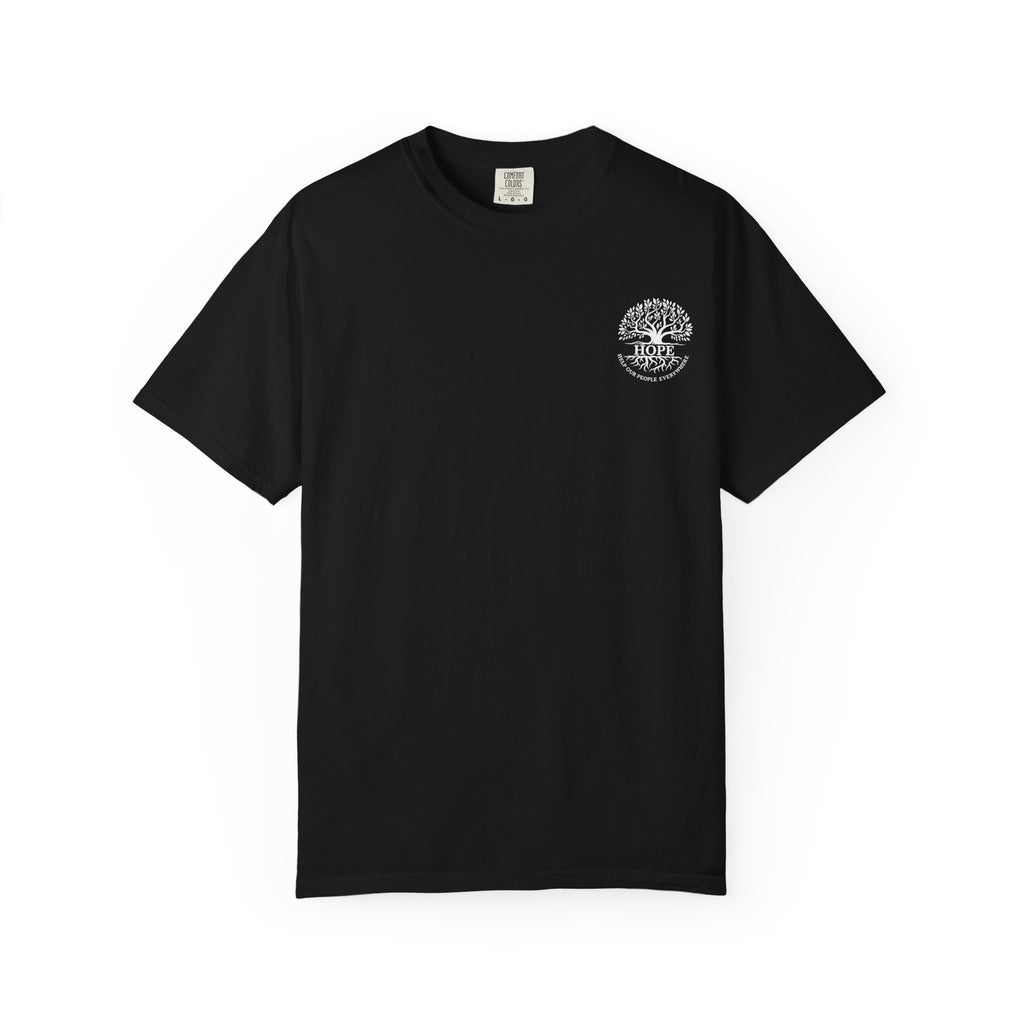 Hope Tree T-Shirt — "Help Our People Everywhere" Comfort Tee