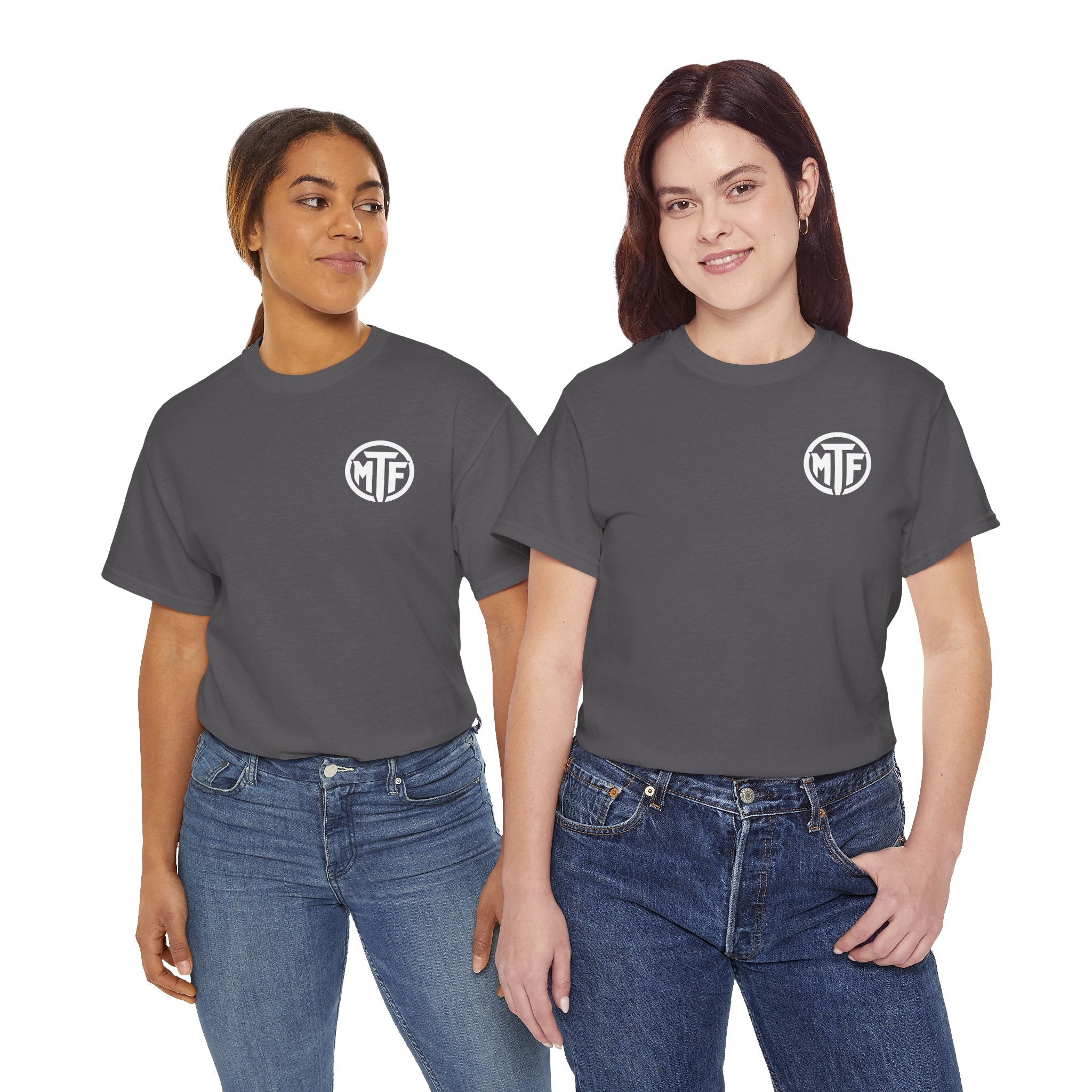 Moore Than Fitness Logo T‑Shirt — Gym Tee with MTF Emblem