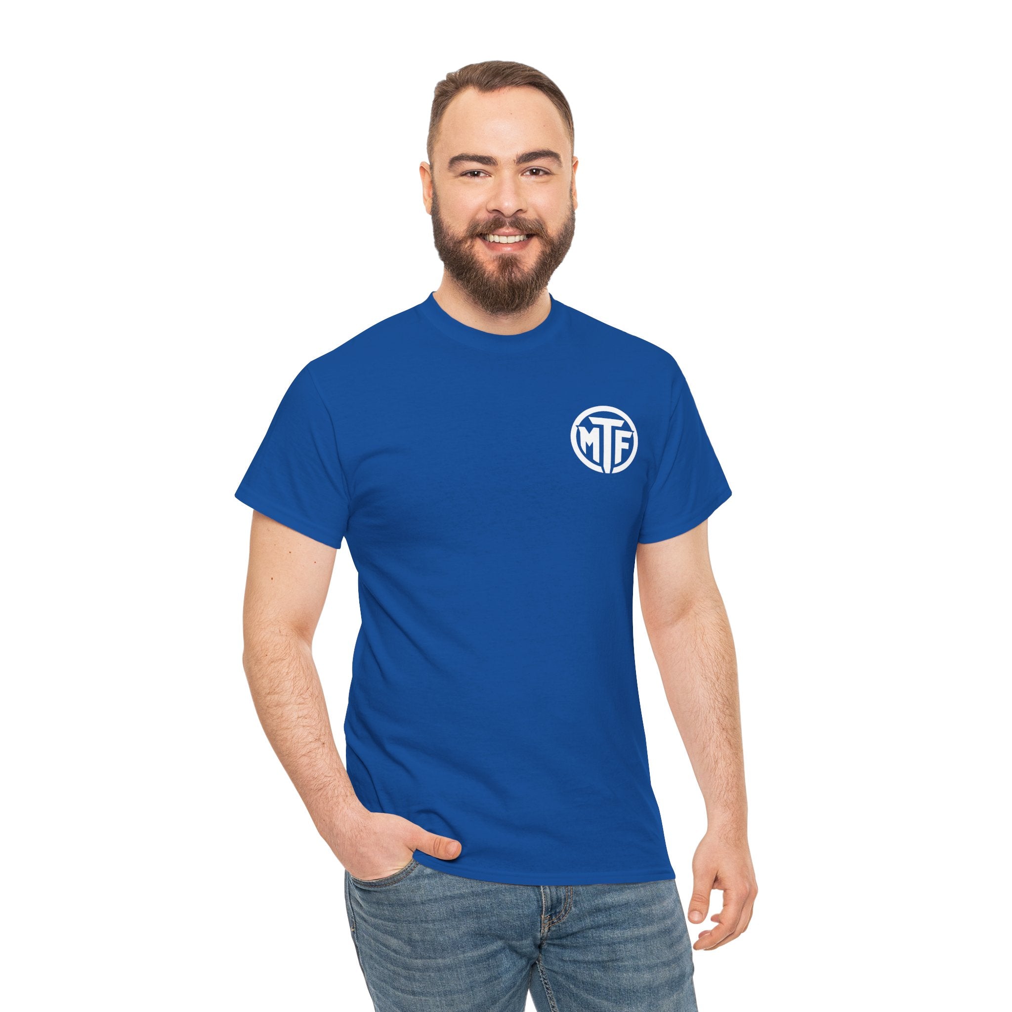 Moore Than Fitness Logo T‑Shirt — Gym Tee with MTF Emblem