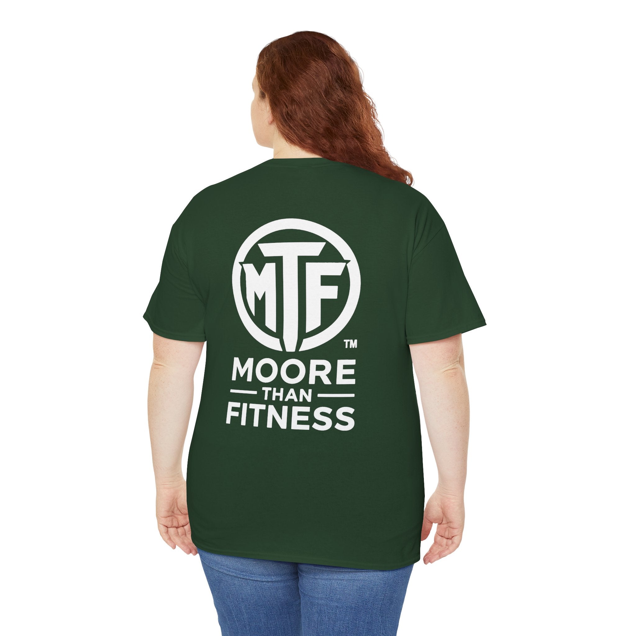 Moore Than Fitness Logo T‑Shirt — Gym Tee with MTF Emblem