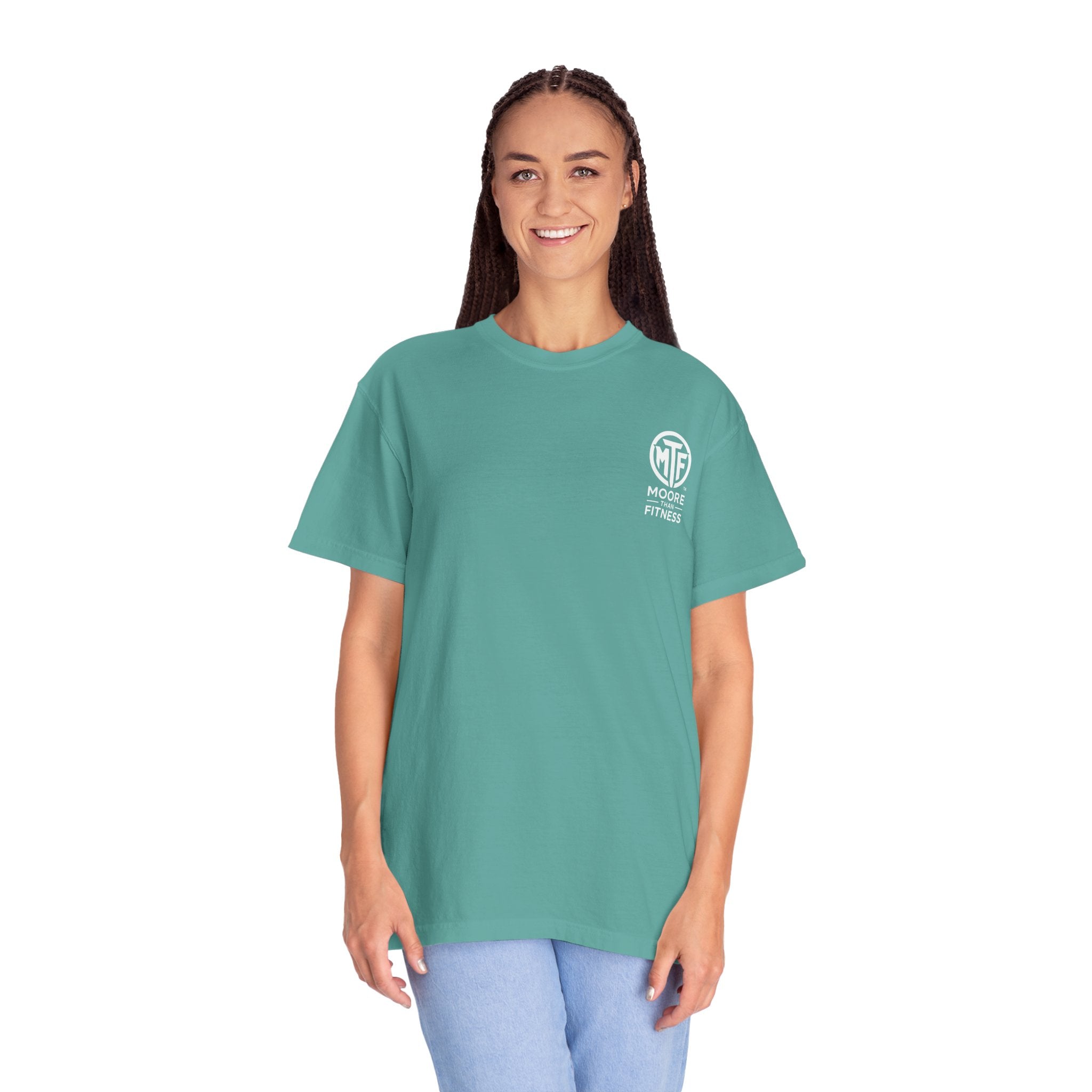 Discipline Builds Strength Purpose Builds Legacy T-Shirt — Moore Fitness Motivational Tee
