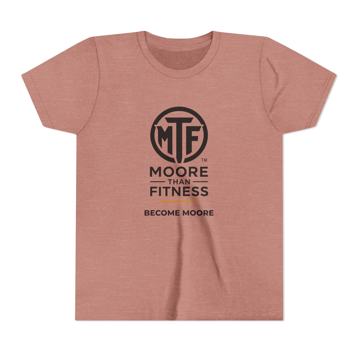 Youth Tee — Moore Than Fitness 'Become Moore' Logo Tee (Move With Purpose)
