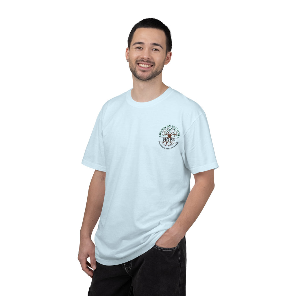 Hope Tree T-Shirt — "Help Our People Everywhere" Comfort Tee