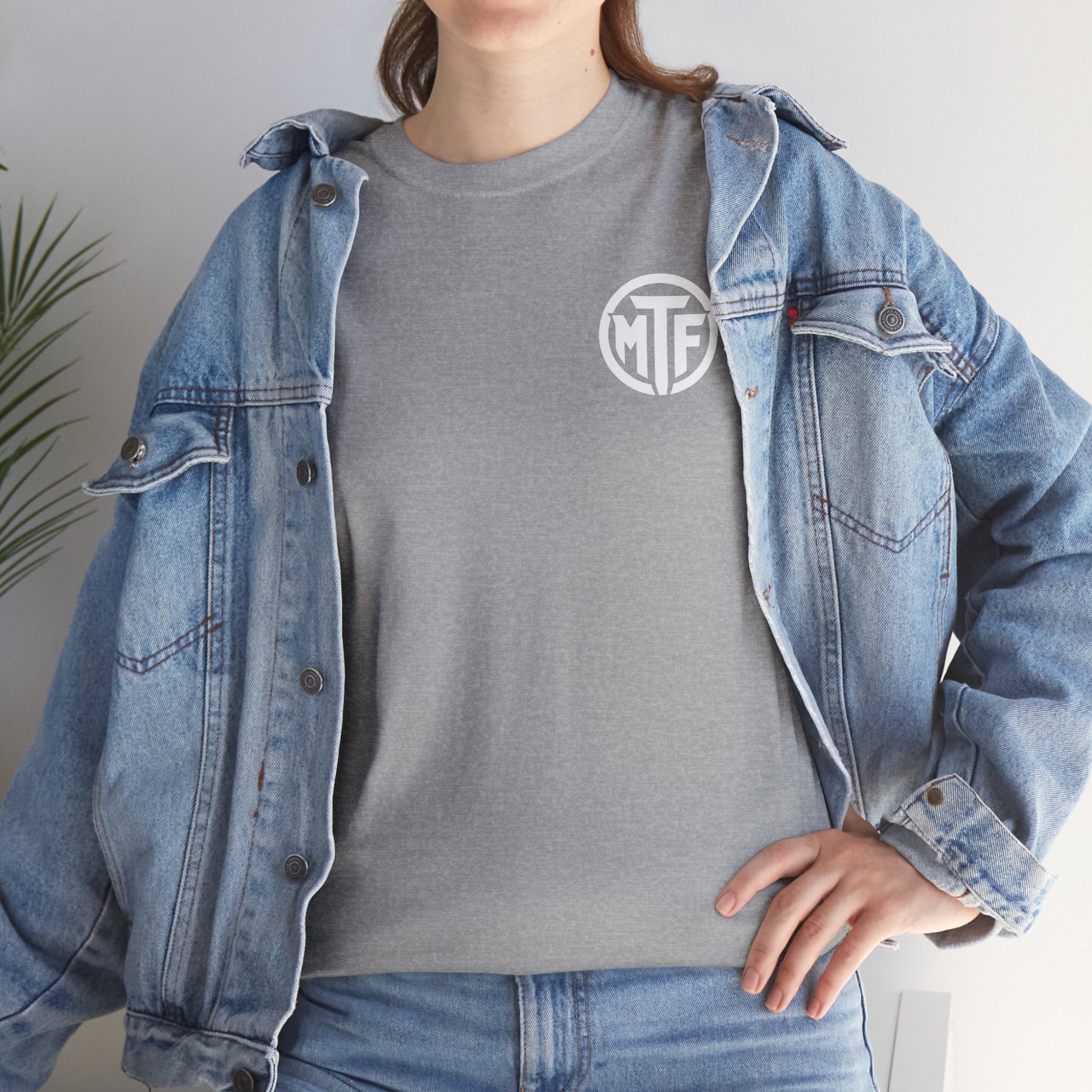 Moore Than Fitness Logo T‑Shirt — Gym Tee with MTF Emblem