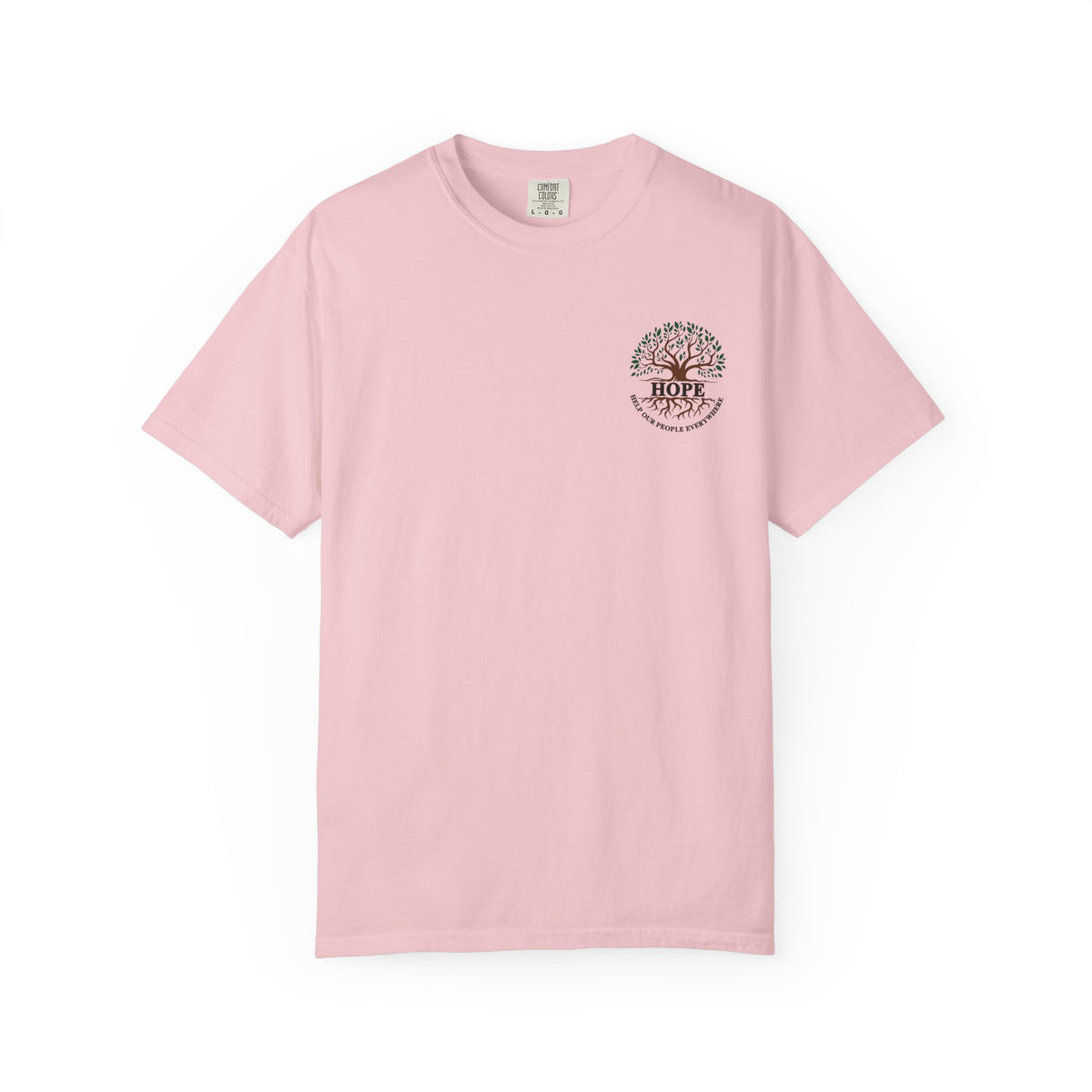 Hope Tree T-Shirt — "Help Our People Everywhere" Comfort Tee