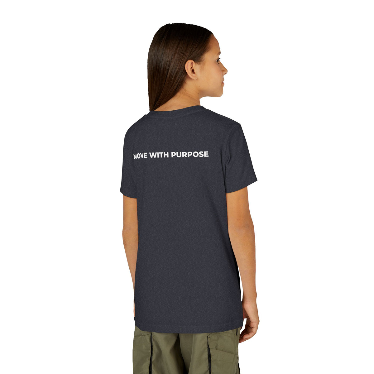 Youth Tee — Moore Than Fitness 'Become Moore' Logo Tee (Move With Purpose)