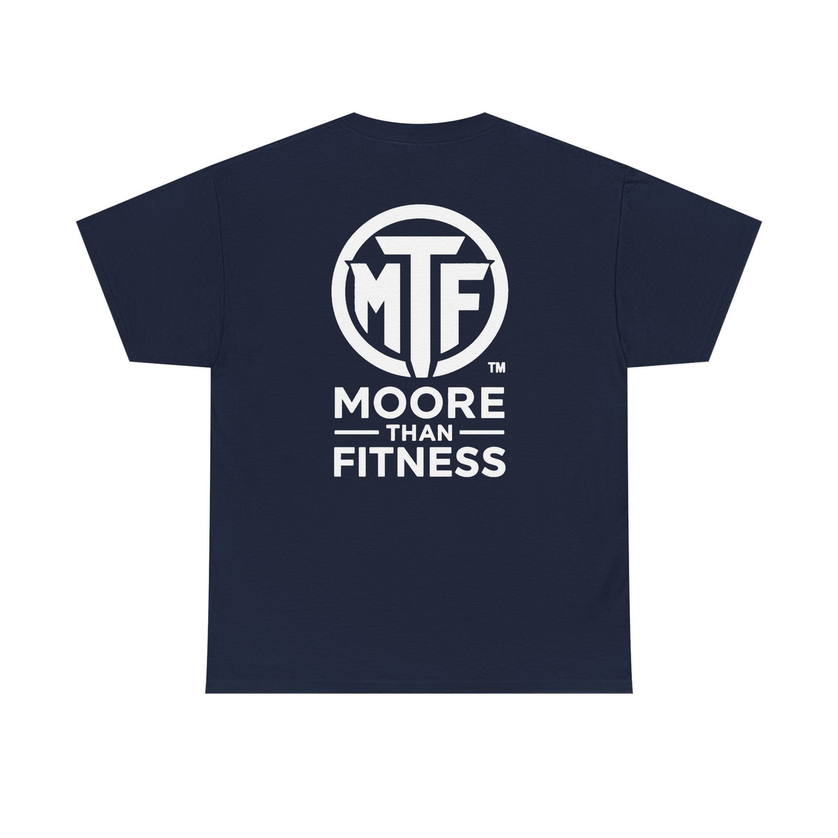 Moore Than Fitness Logo T‑Shirt — Gym Tee with MTF Emblem