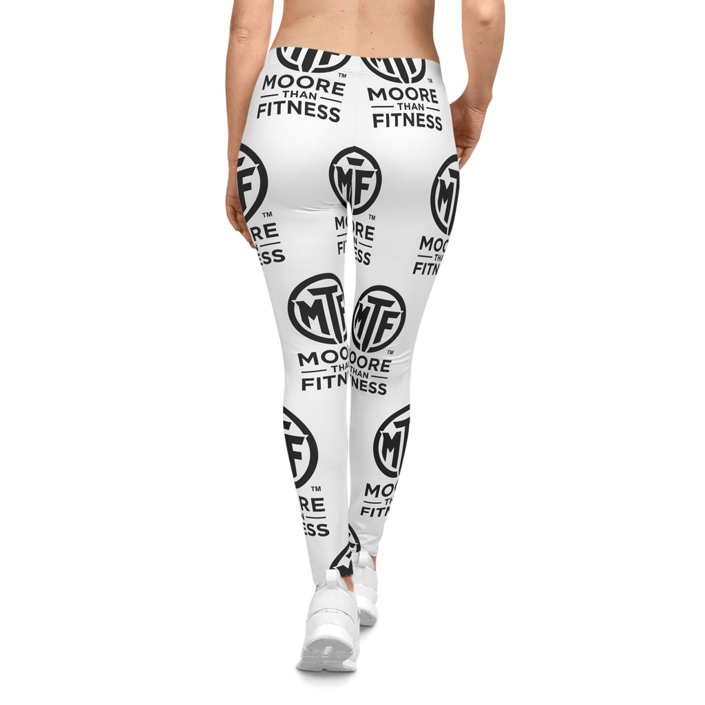 Moore Than Fitness Logo Leggings – Women's All-Over-Print Workout Leggings