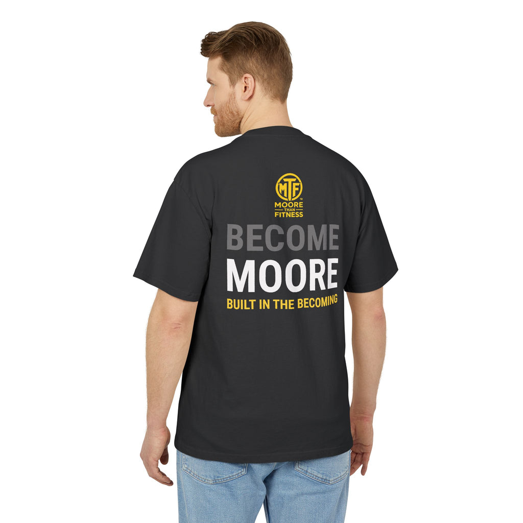 Become Moore Tee — 'Become Moore: Built in the Becoming' Motivational Crewneck