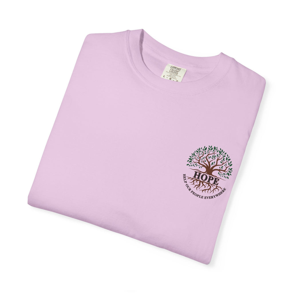 Hope Tree T-Shirt — "Help Our People Everywhere" Comfort Tee