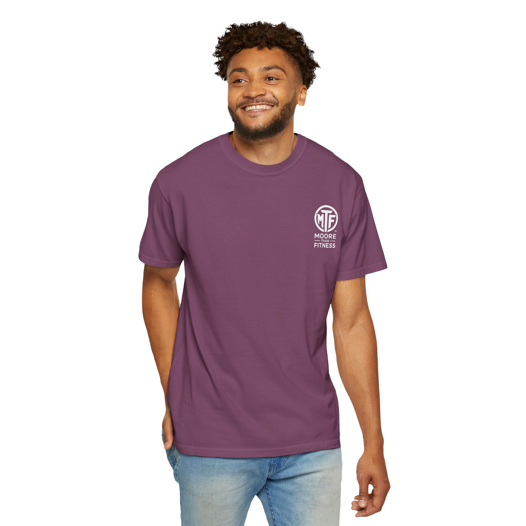 Discipline Builds Strength Purpose Builds Legacy T-Shirt — Moore Fitness Motivational Tee