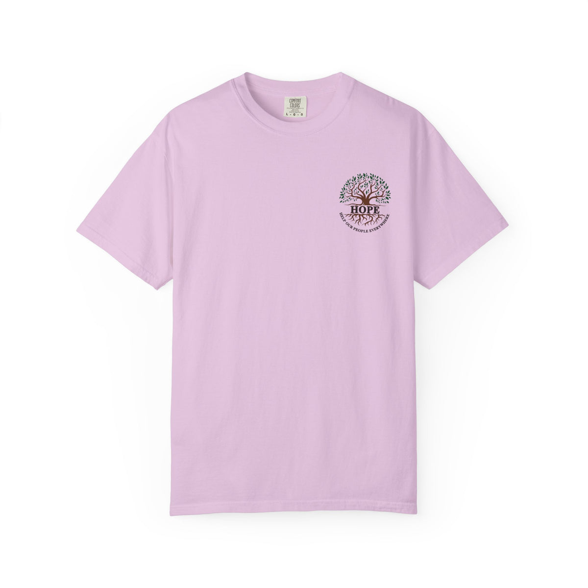 Hope Tree T-Shirt — "Help Our People Everywhere" Comfort Tee