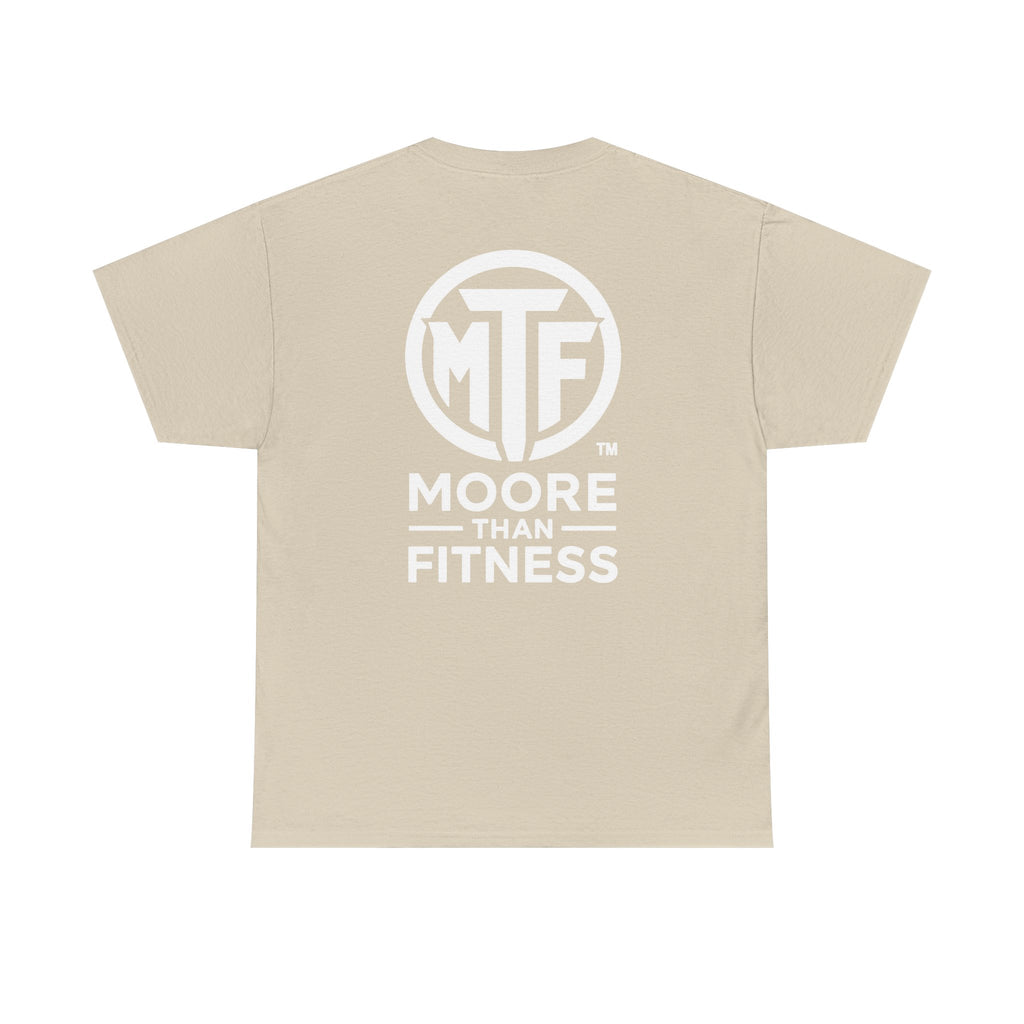 Moore Than Fitness Logo T‑Shirt — Gym Tee with MTF Emblem