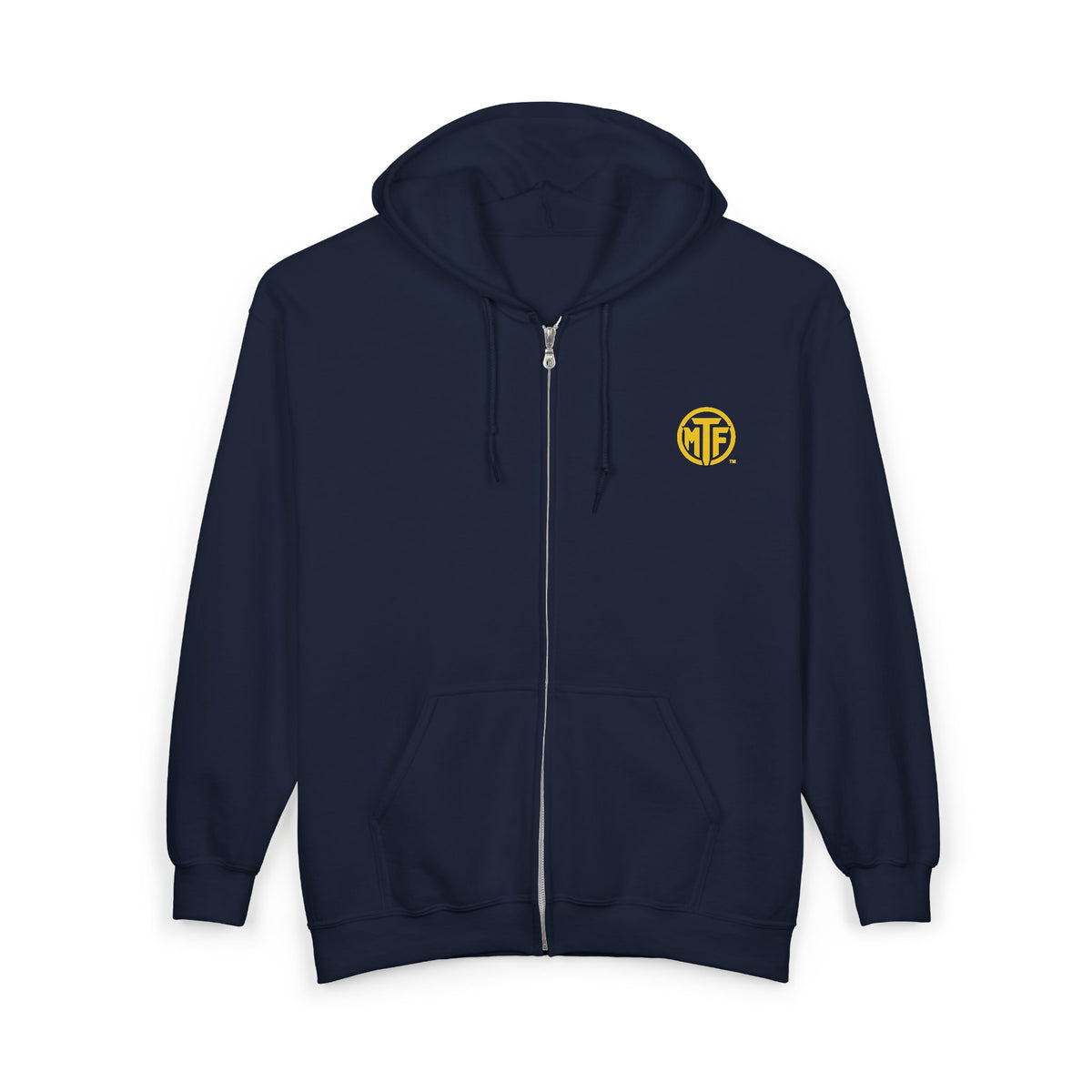 Become Moore Zip Hoodie — "Become Moore" Fitness Full-Zip Hooded Sweatshirt