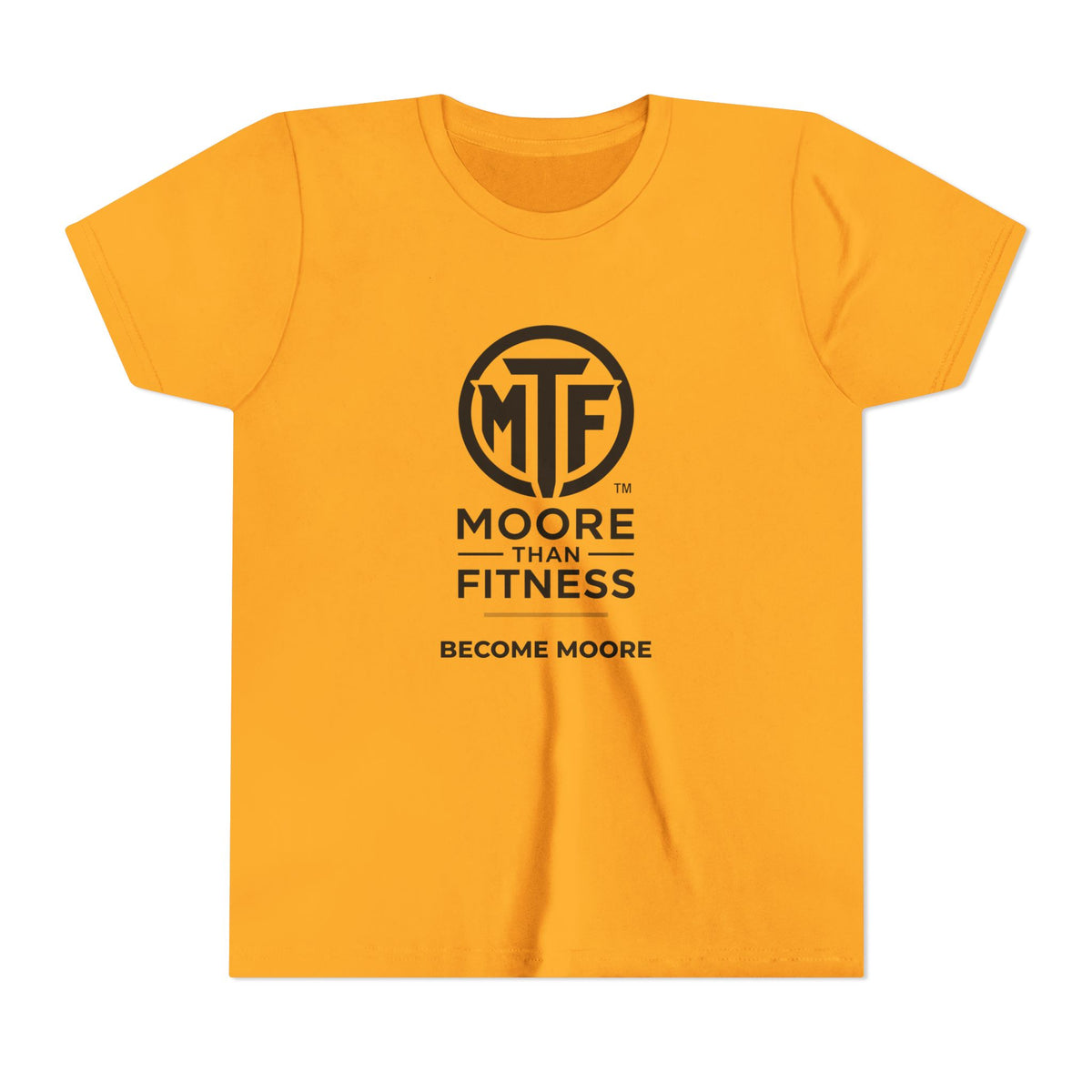 Youth Tee — Moore Than Fitness 'Become Moore' Logo Tee (Move With Purpose)