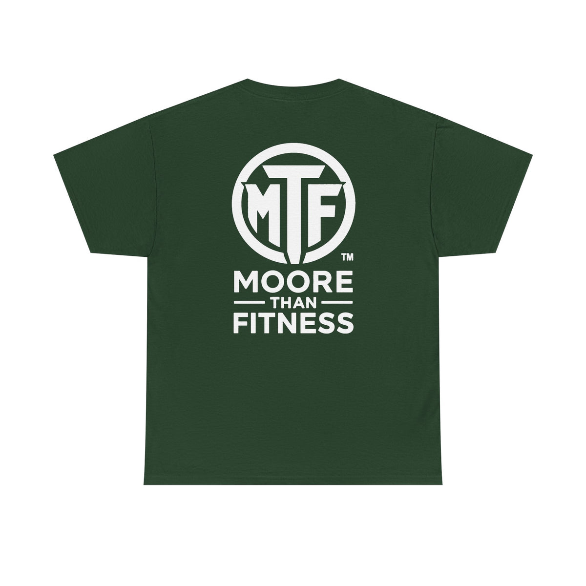 Moore Than Fitness Logo T‑Shirt — Gym Tee with MTF Emblem