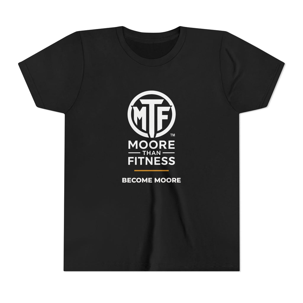 Youth Tee — Moore Than Fitness 'Become Moore' Logo Tee (Move With Purpose)