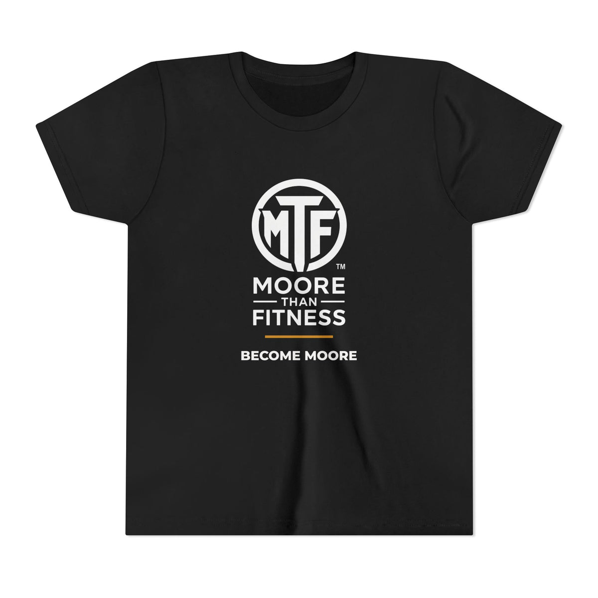 Youth Tee — Moore Than Fitness 'Become Moore' Logo Tee (Move With Purpose)
