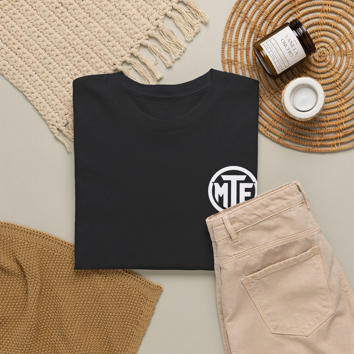 Moore Than Fitness Logo T‑Shirt — Gym Tee with MTF Emblem