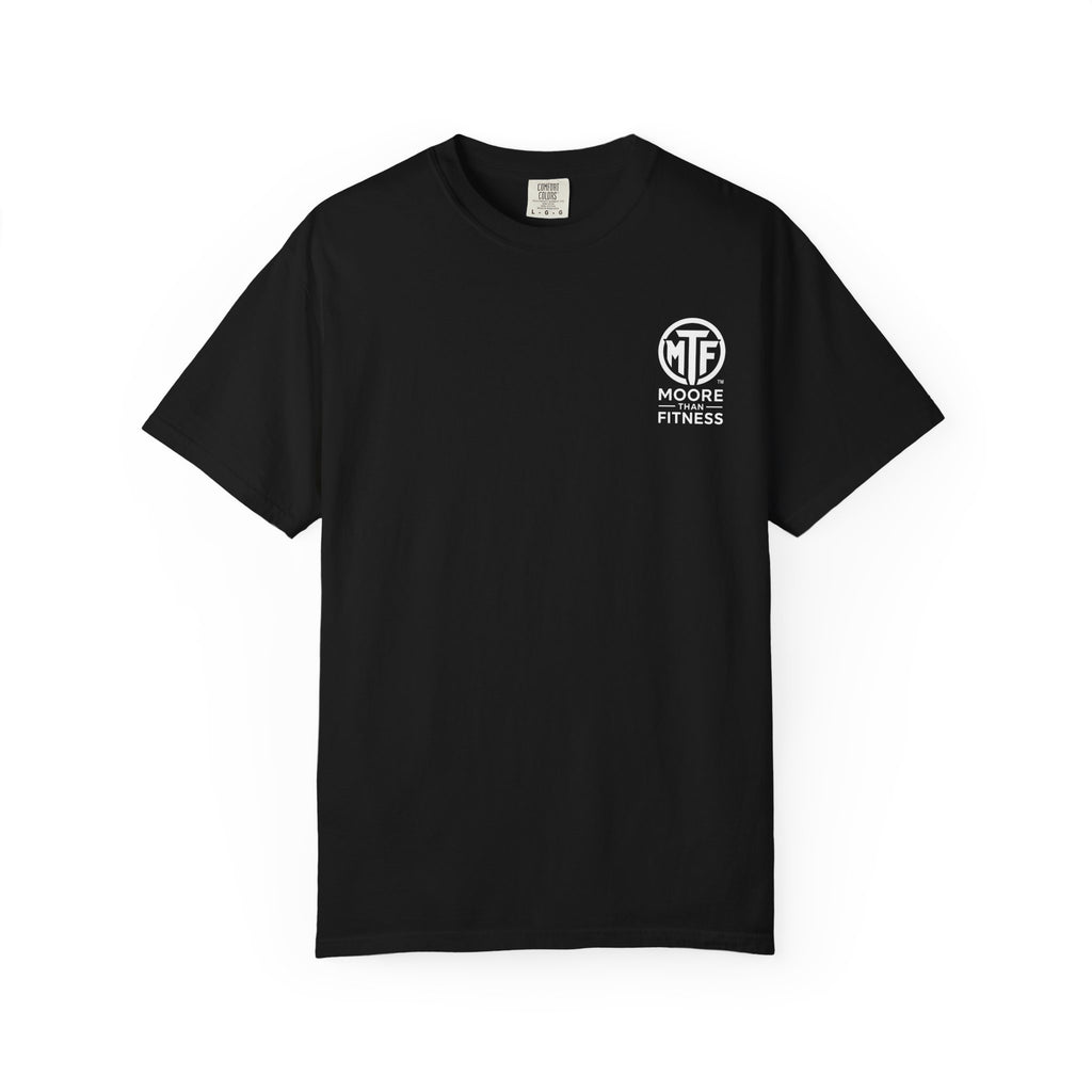 Discipline Builds Strength Purpose Builds Legacy T-Shirt — Moore Fitness Motivational Tee