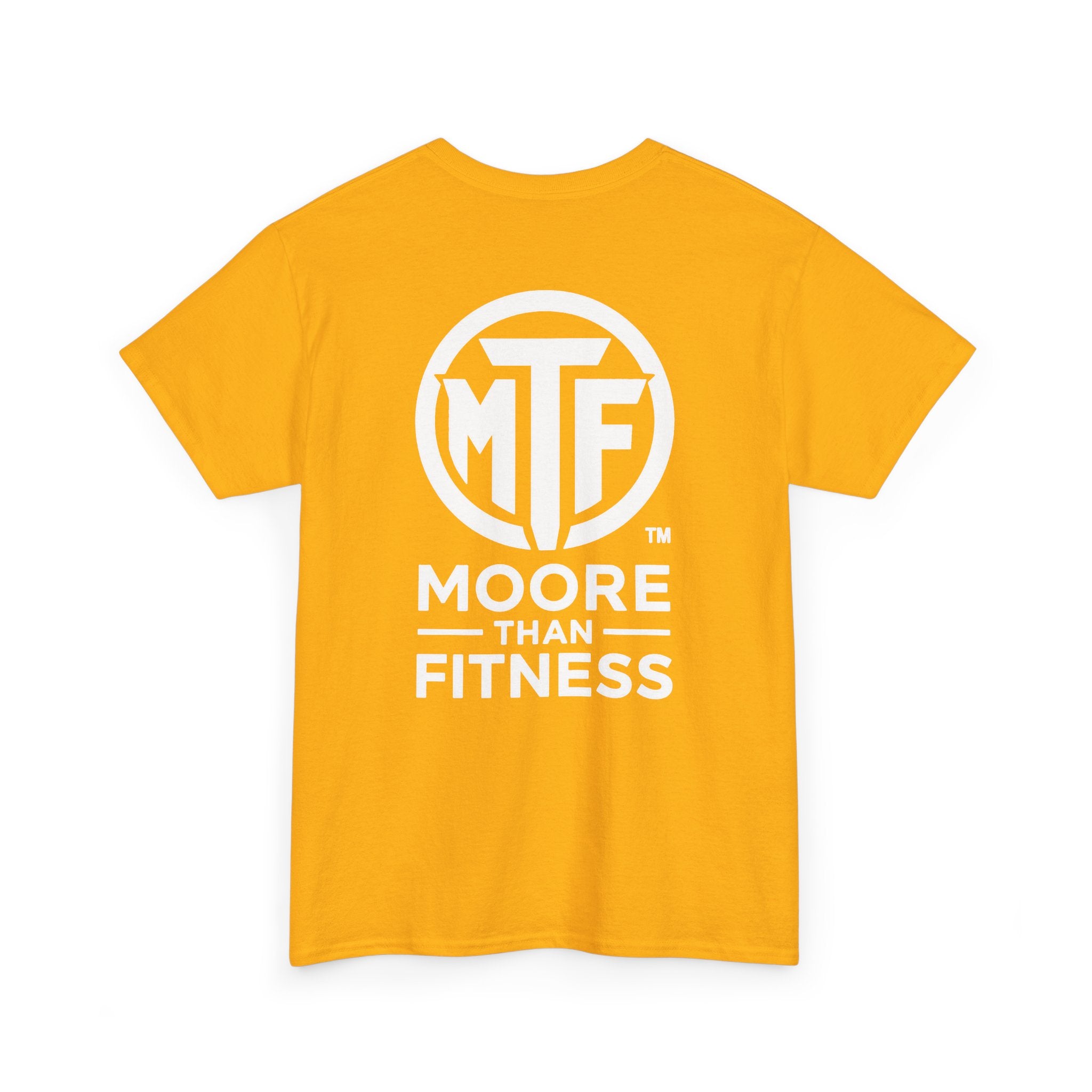 Moore Than Fitness Logo T‑Shirt — Gym Tee with MTF Emblem