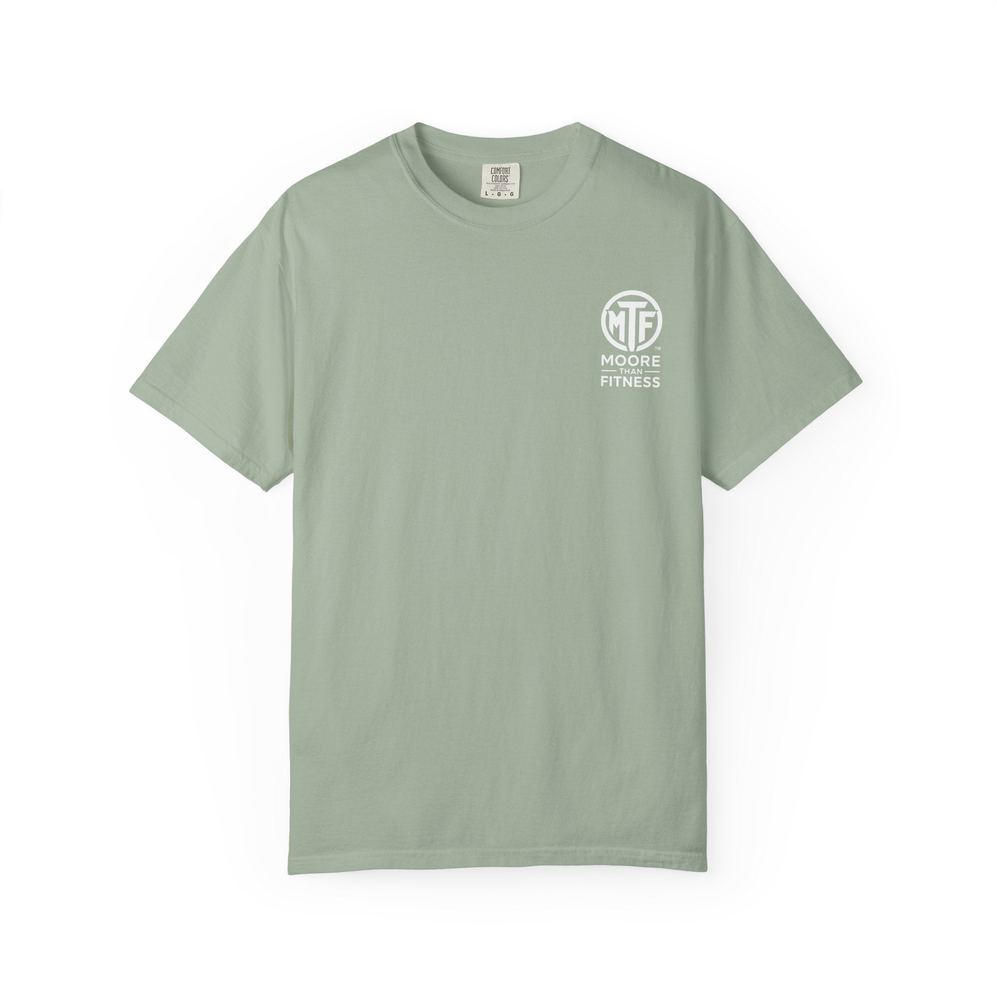 Discipline Builds Strength Purpose Builds Legacy T-Shirt — Moore Fitness Motivational Tee