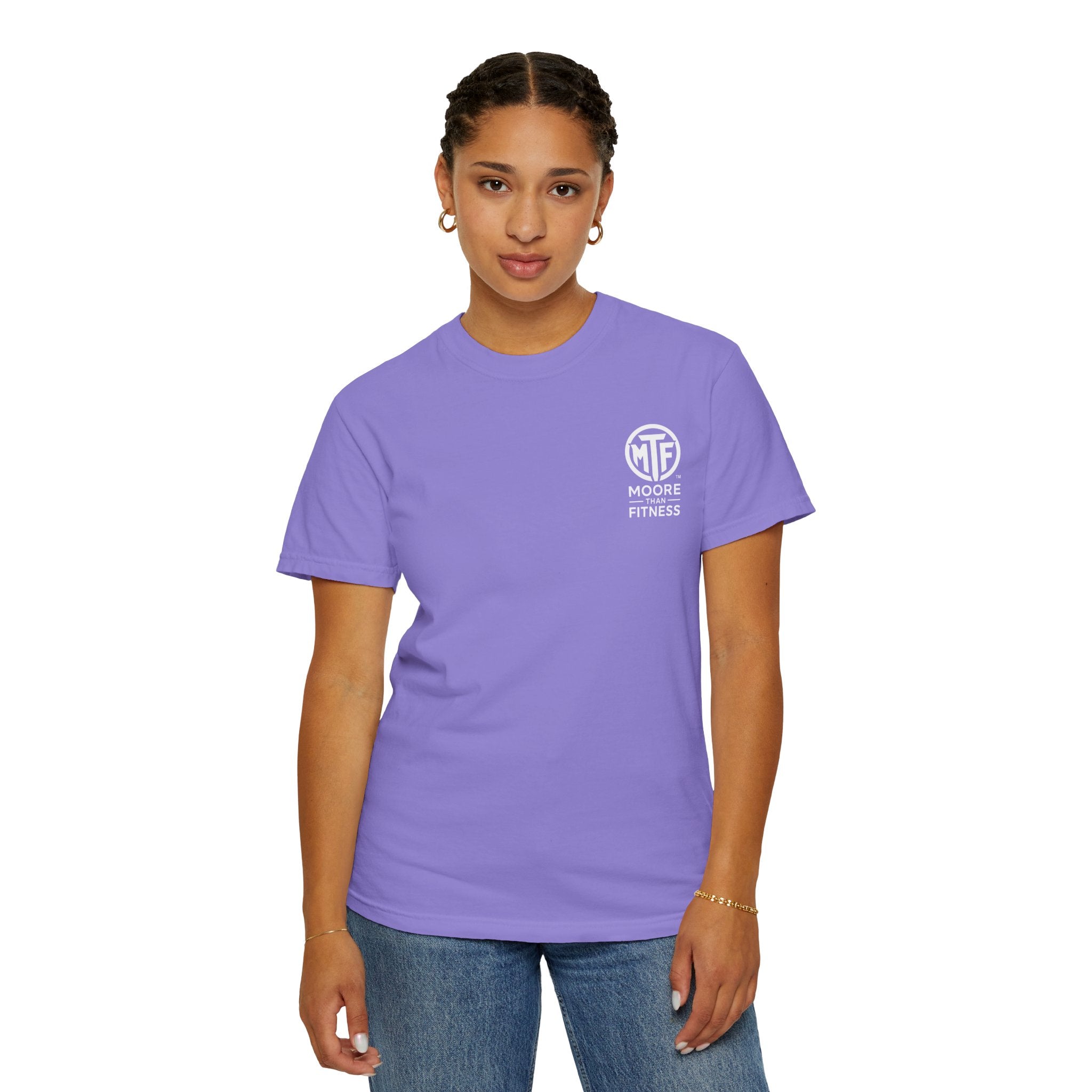 Discipline Builds Strength Purpose Builds Legacy T-Shirt — Moore Fitness Motivational Tee