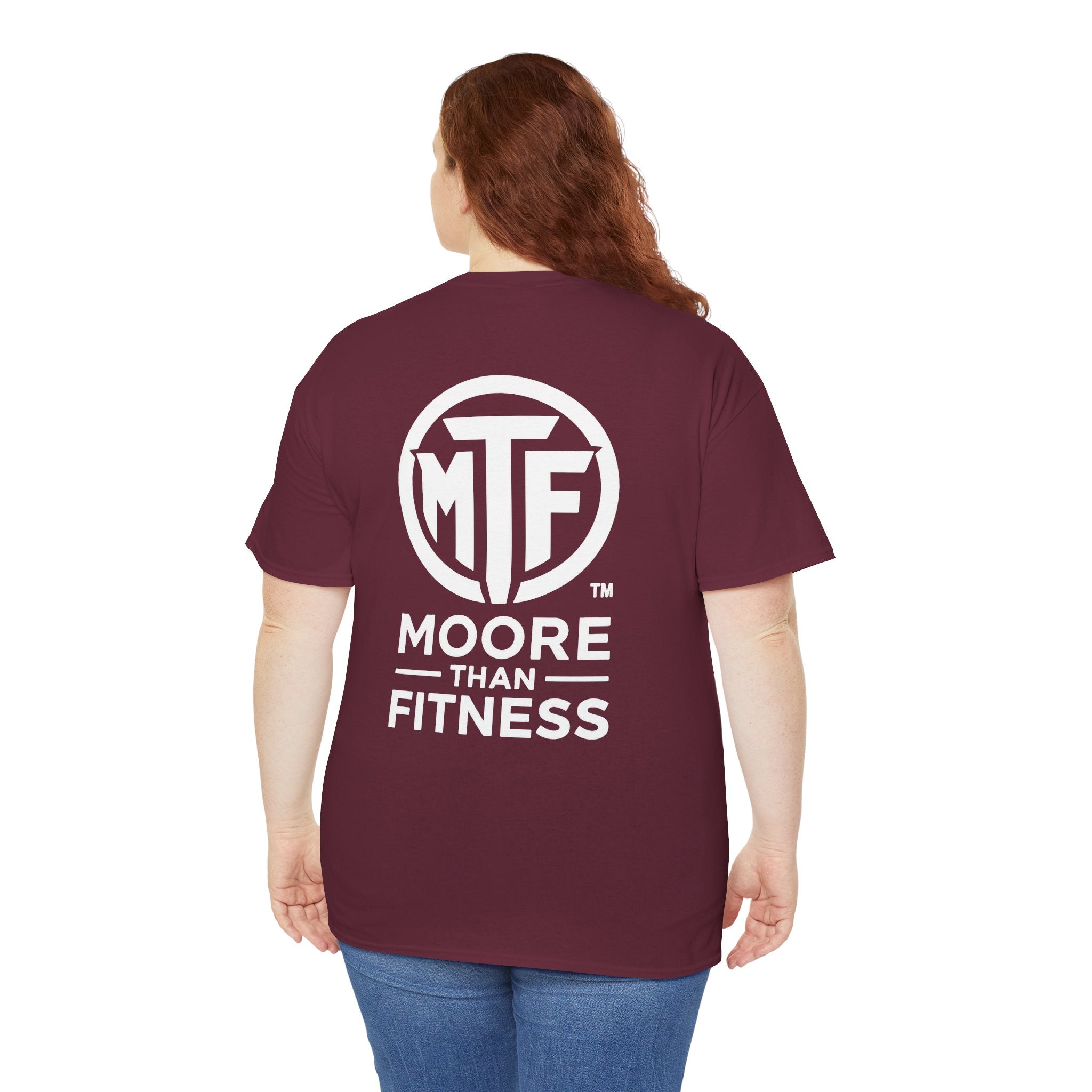 Moore Than Fitness Logo T‑Shirt — Gym Tee with MTF Emblem
