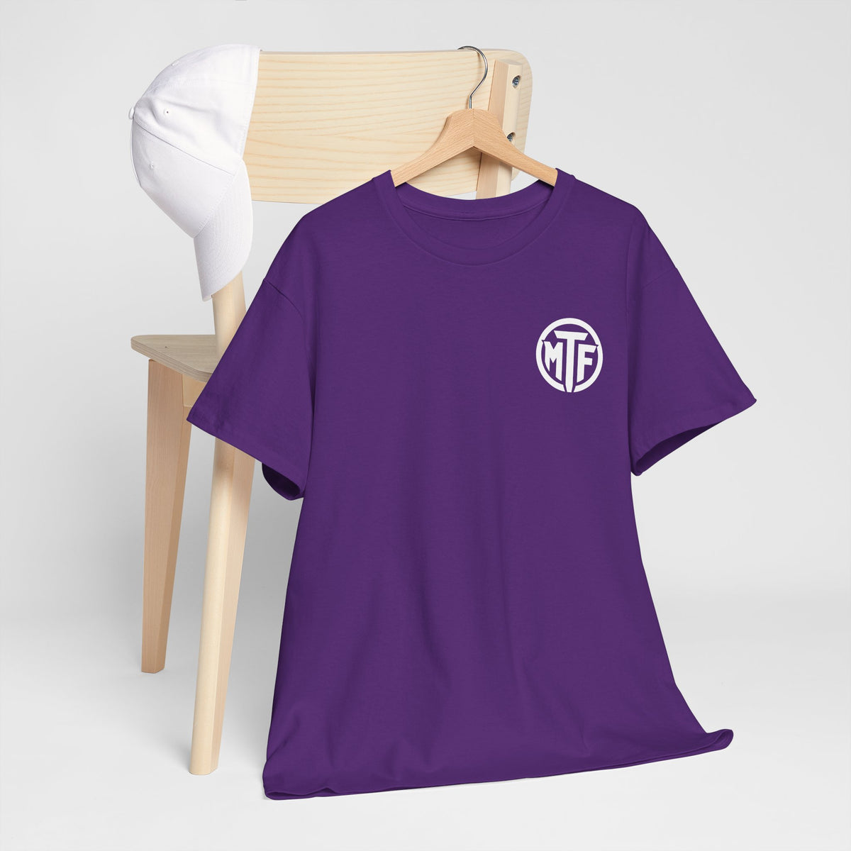 Moore Than Fitness Logo T‑Shirt — Gym Tee with MTF Emblem