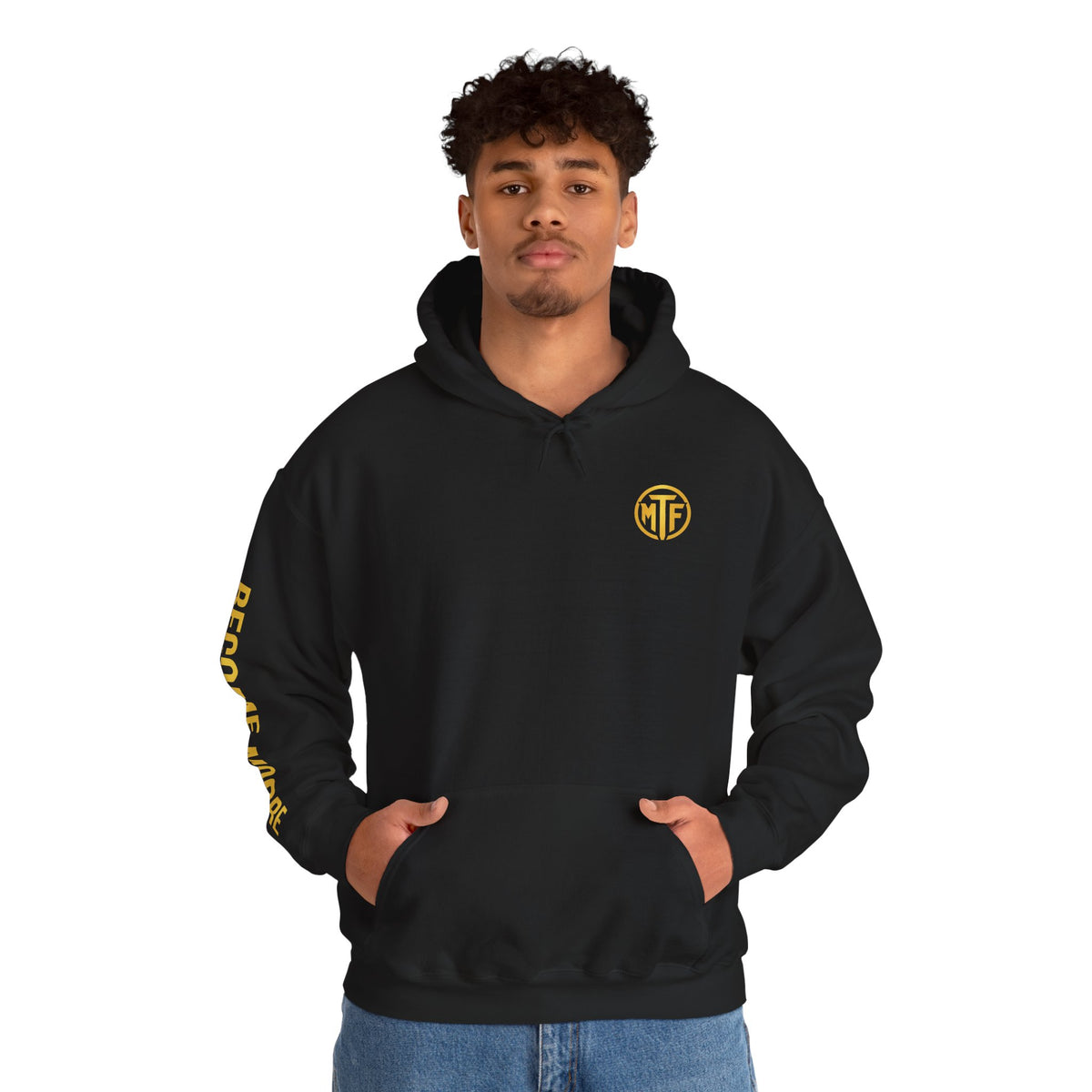 Signature Moore Than Fitness Logo Hoodie — "Become Moore" Sleeve Pullover
