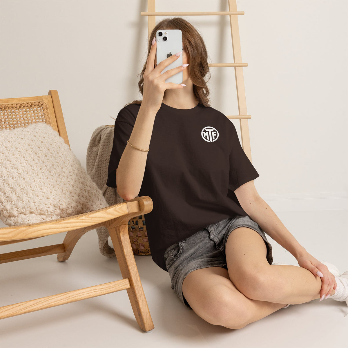 Moore Than Fitness Logo T‑Shirt — Gym Tee with MTF Emblem
