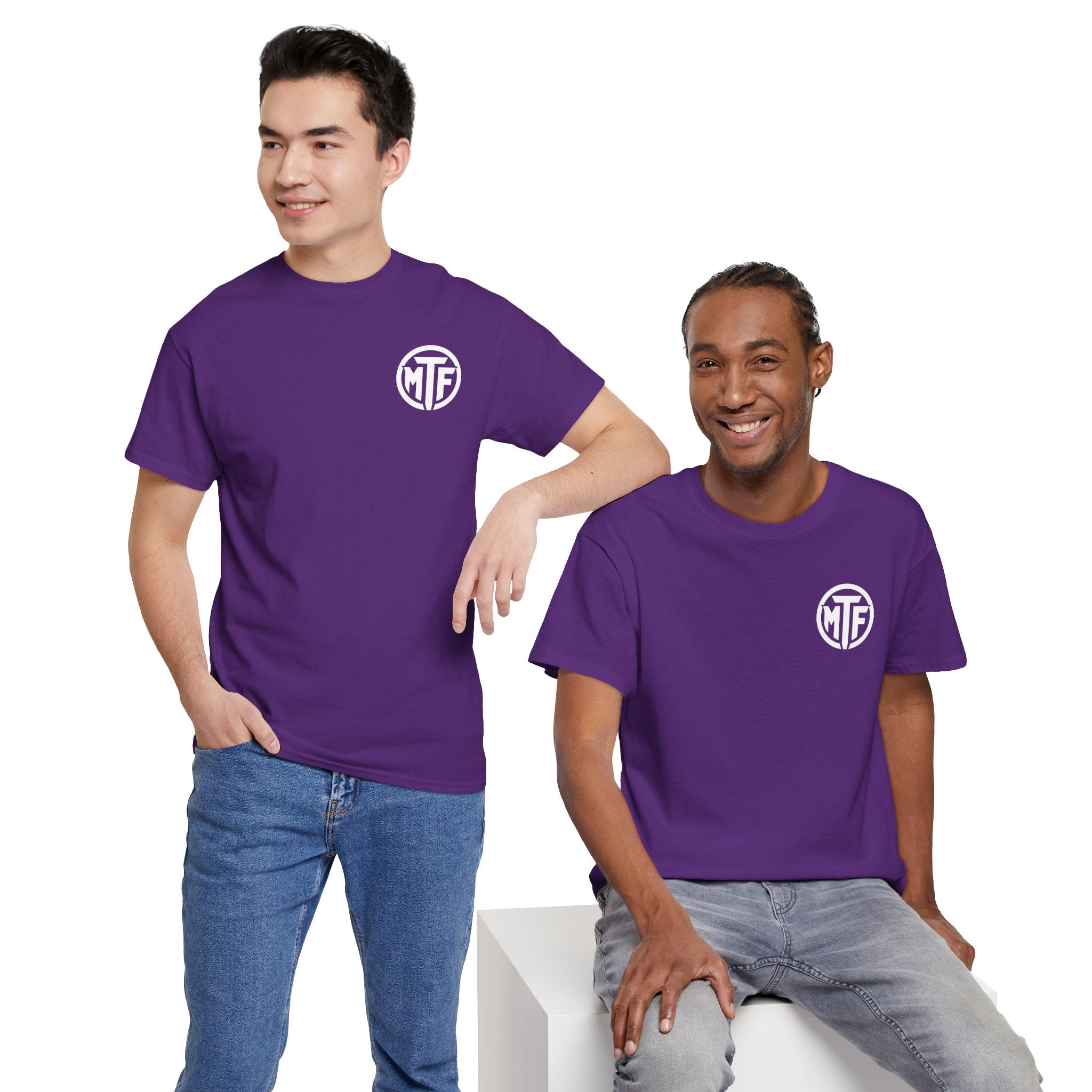 Moore Than Fitness Logo T‑Shirt — Gym Tee with MTF Emblem