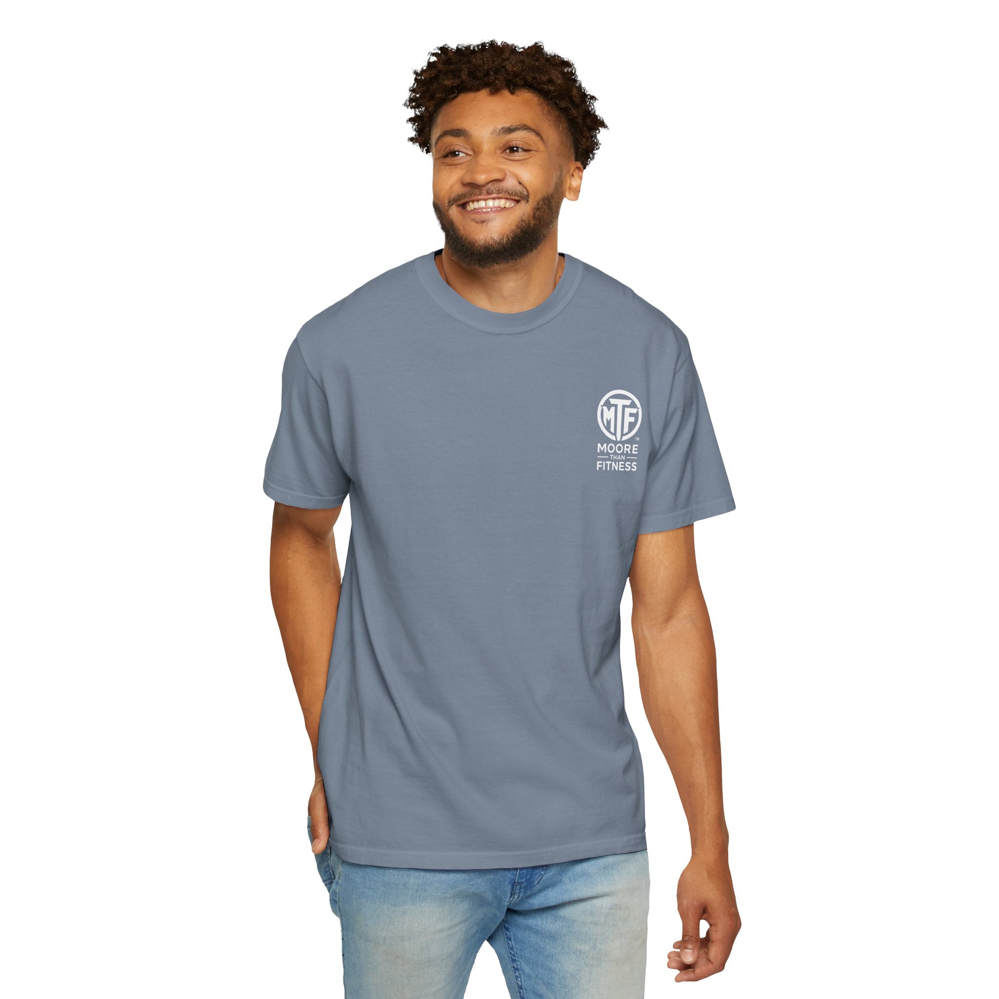 Discipline Builds Strength Purpose Builds Legacy T-Shirt — Moore Fitness Motivational Tee