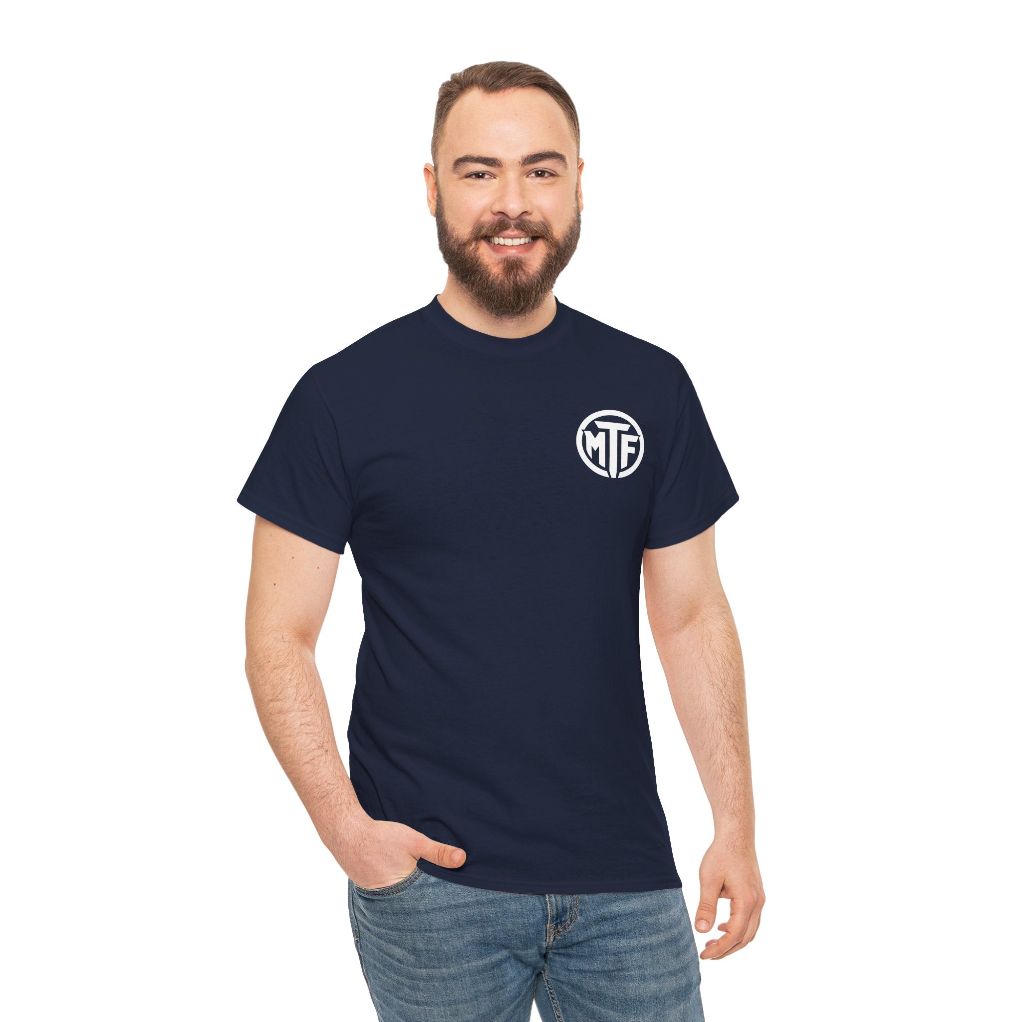 Moore Than Fitness Logo T‑Shirt — Gym Tee with MTF Emblem