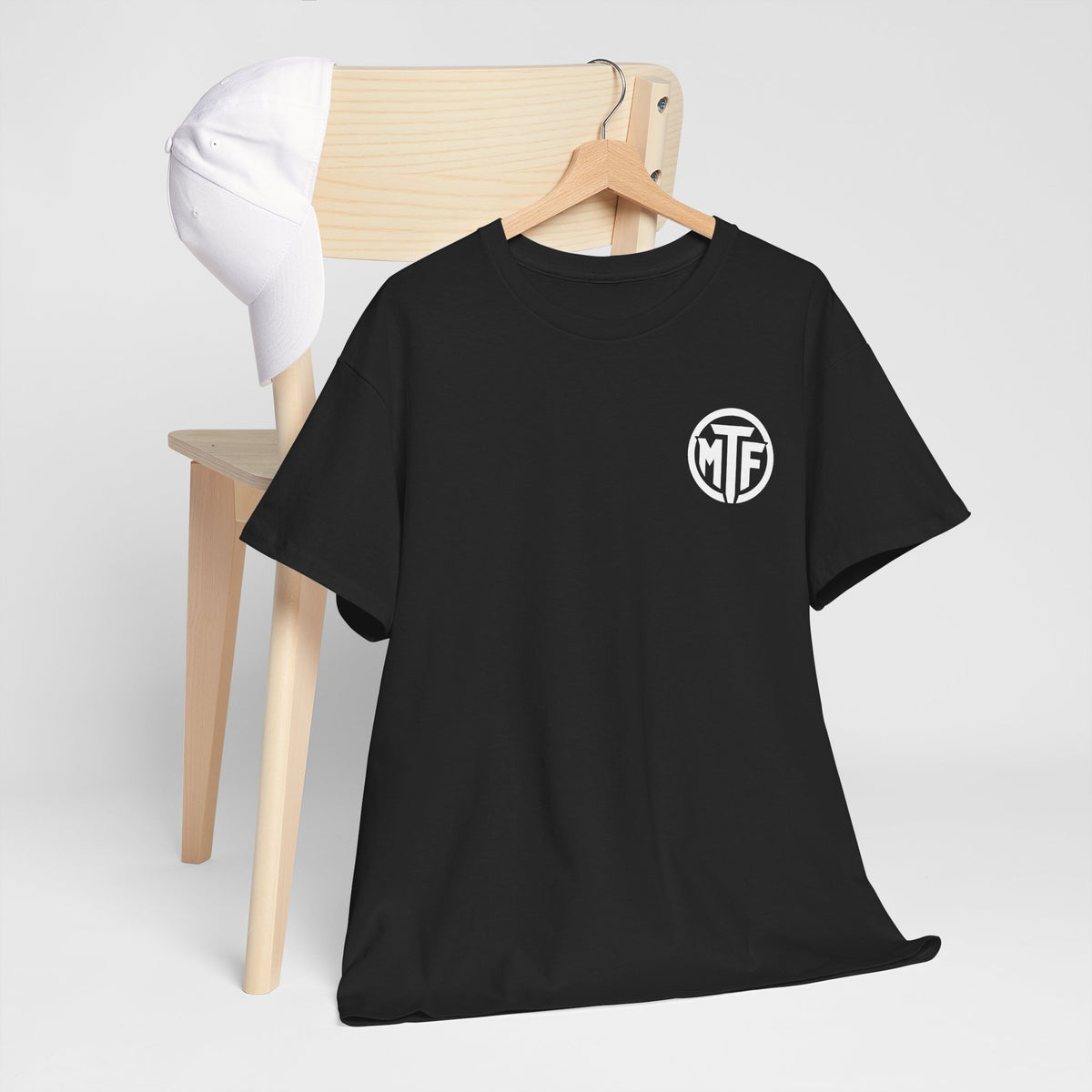 Moore Than Fitness Logo T‑Shirt — Gym Tee with MTF Emblem