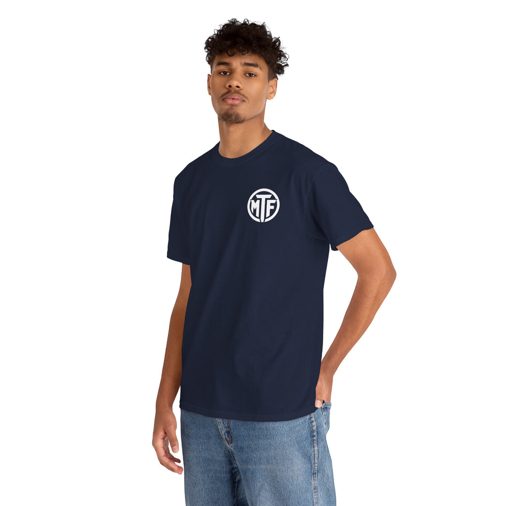 Moore Than Fitness Logo T‑Shirt — Gym Tee with MTF Emblem