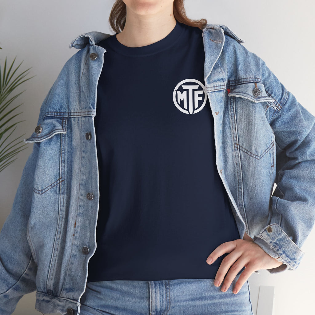 Moore Than Fitness Logo T‑Shirt — Gym Tee with MTF Emblem