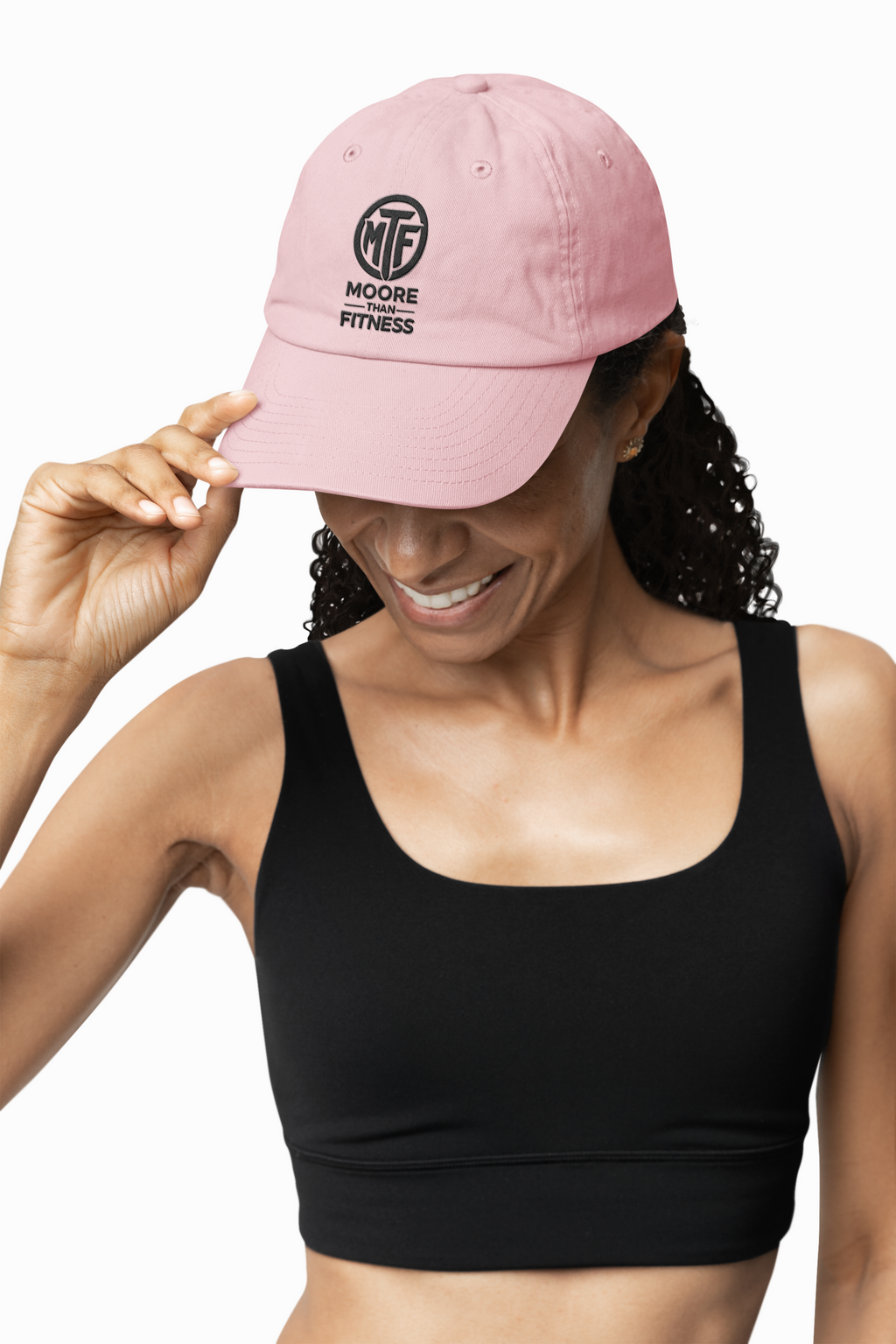 Moore Than Fitness Dad Cap – Embroidered MTF Logo Hat