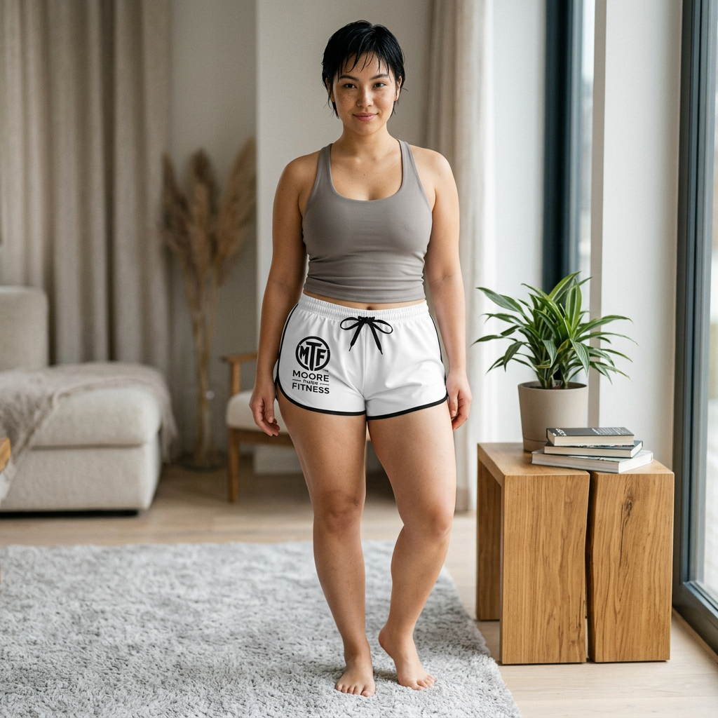 Moore Fitness Women's Relaxed Shorts — "Always Becoming Moore" Athletic Lounge Shorts