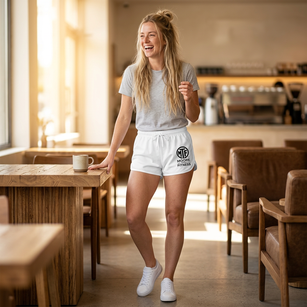 Moore Fitness Women's Relaxed Shorts — "Always Becoming Moore" Athletic Lounge Shorts