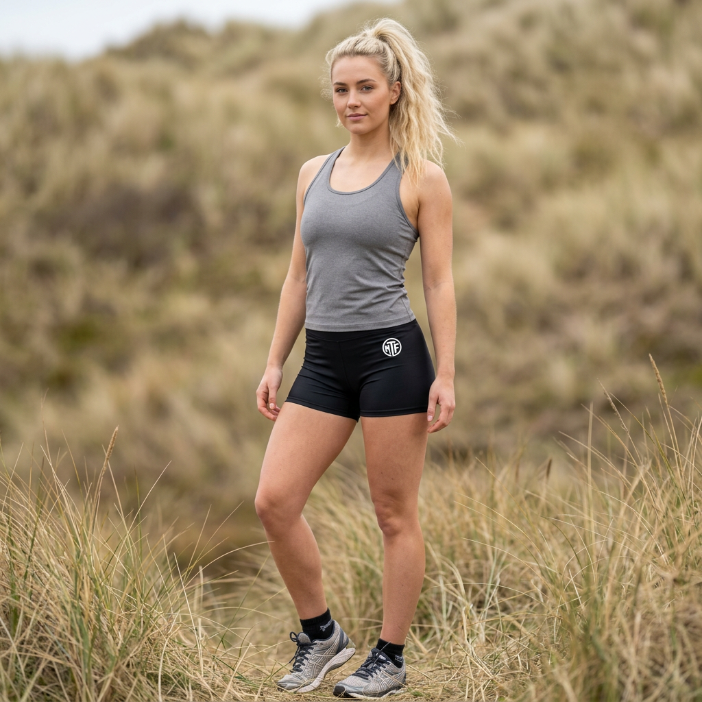 Women's Repeat Skort – Athletic Tennis Skirt with "Always Becoming Moore" Waistband