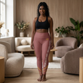High-Waist Yoga Leggings — "Discipline in Body, Freedom in Mind" Sculpting Activewear