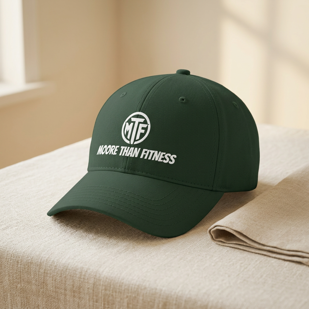 Moore Than Fitness Embroidered Low Profile Baseball Cap