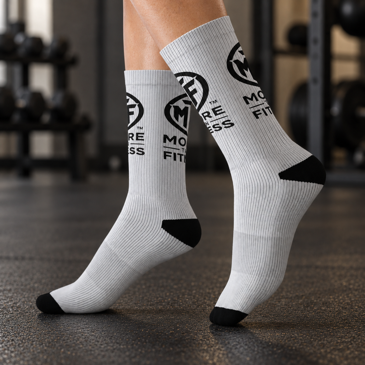 Moore Fitness Sublimation Crew Socks – Branded Athletic Performance Socks