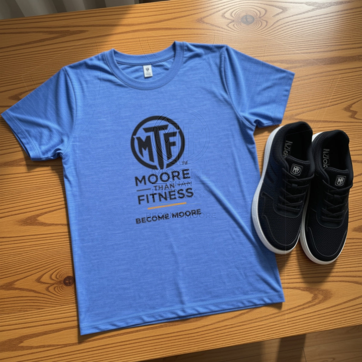 Youth Tee — Moore Than Fitness 'Become Moore' Logo Tee (Move With Purpose)
