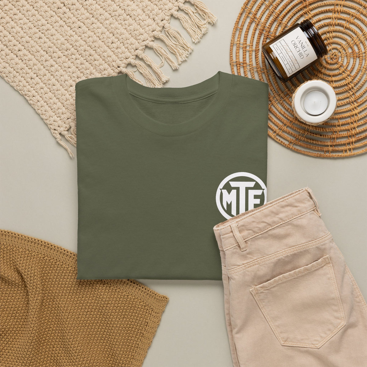 Moore Than Fitness Logo T‑Shirt — Gym Tee with MTF Emblem
