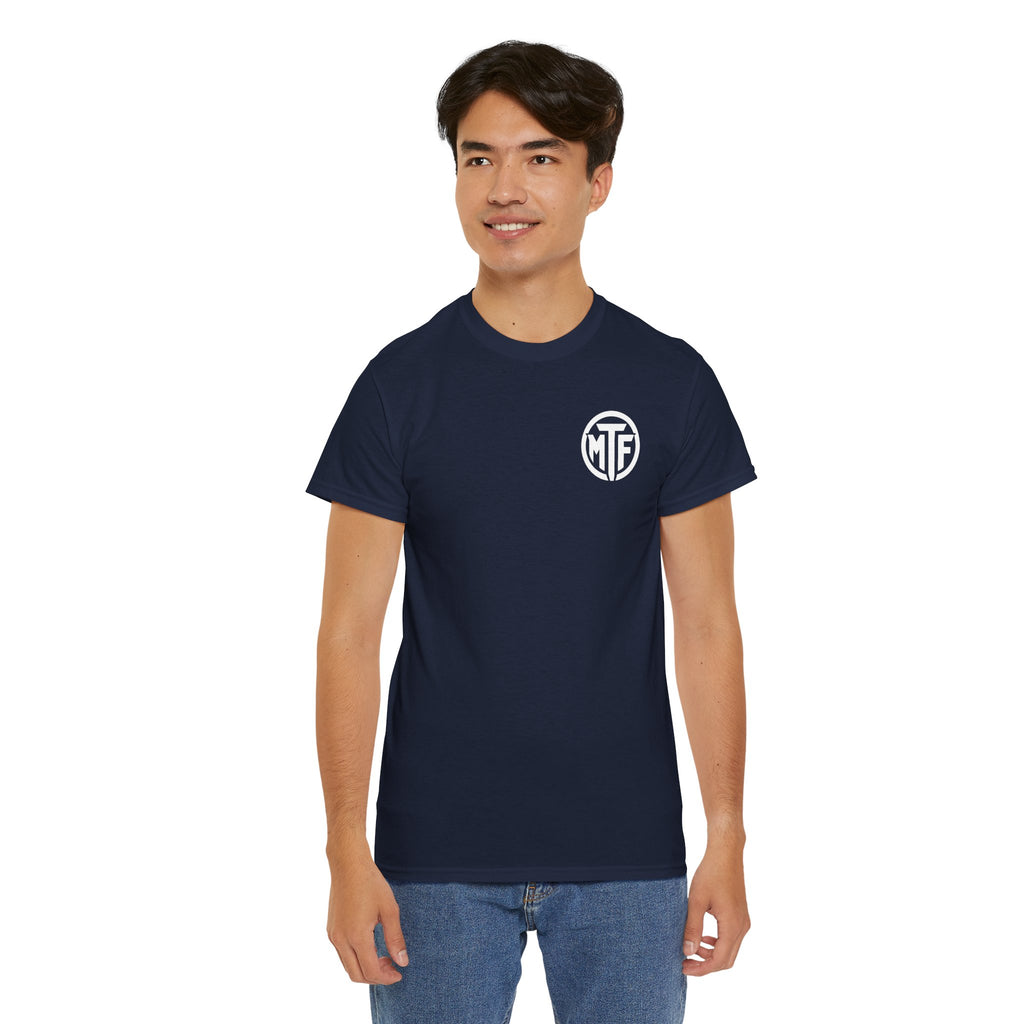 Moore Than Fitness Logo T‑Shirt — Gym Tee with MTF Emblem